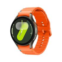 Pulseira para Galaxy Watch 4 5 6 7 FE Silicone Ondas Sport