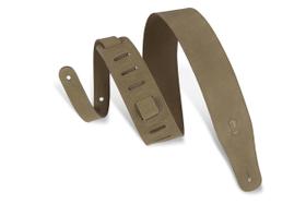 Pulseira para Guitarra Levy's Leathers Suede - 2,5 cm com Suporte de Camurça