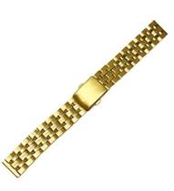 Pulseira Para Relógio 24Mm-Reta Aço Dourada