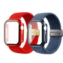 Pulseira para Relógio DOBSTFY 2 Unidades Nylon Trançado com Fecho Magnético 45mm
