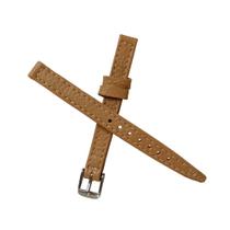 Pulseira para Relógio Feminino RMarqCollection dobrada Material Couro Fivela prateada (10 mm)