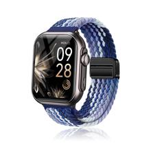 Pulseira para relógio NOUKAJU RUXINGX G62 em nylon ajustável azul Pulseira para relógio NOUKAJU RUXINGX G62 em nylon ajustável azul