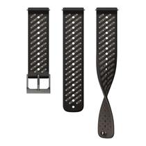 Pulseira para Relógio SUUNTO Athletic 8 Silicone Preta 22mm
