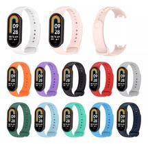 Pulseira Para Xiaomi Mi Band 8 De Silicone - Popshope