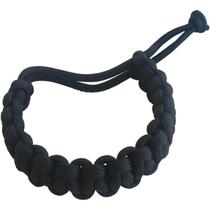 Pulseira Paracord 550lb Bracelete Tático 2,5m Corda De Sobrevivência Preto