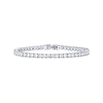 Pulseira PAVOI 3mm de Zircônia Cúbica Banhada a Ouro 7,5"