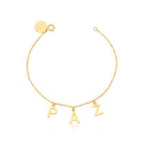 Pulseira Paz Bee Bless banhada à ouro 18 k Pulseira Paz Bee Bless banhada à ouro 18 k