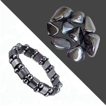 Pulseira Pedra Natural Hematita Imantada