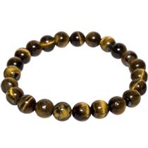 Pulseira Pedra Natural Olho De Tigre Marrom