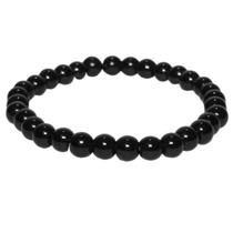 Pulseira Pedra Natural Ônix Preto - Vorax acessórios