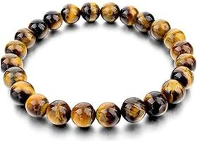 Pulseira pedra olho de tigre força e proteja