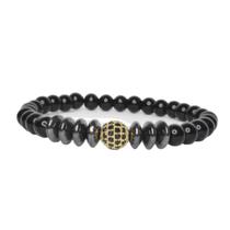 Pulseira Pedra Ônix Goldrop Pulseira Pedra Ônix Goldrop