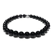 Pulseira Pedra Onix Redondo Pequeno Proteção Dia a Dia Pulseira Pedra Onix Redondo Pequeno Proteção Dia a Dia