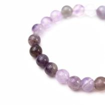 Pulseira Pedras Naturais Ametista 8 mm Espiritualidade
