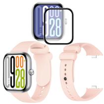 Pulseira + película silicone 3D para Redmi Watch 5 Global