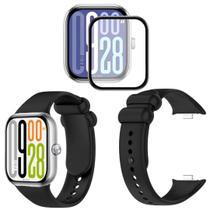Pulseira + Película Silicone 3D Para Redmi Watch 5 Global