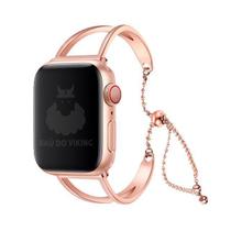 Pulseira Pendant Dourado Rosê Compatível Apple Watch 40mm