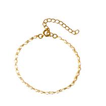 Pulseira pérola banhada a ouro Pulseira pérola banhada a ouro