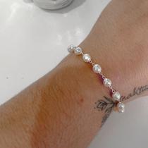 Pulseira Pérola Creme - PRATA 925 Pulseira Pérola Creme - PRATA 925