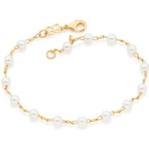 Pulseira perola mãe mulher namorada rommanel folheado 18k Pulseira perola mãe mulher namorada rommanel folheado 18k