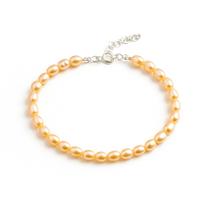 Pulseira Pérola Natural Agua Doce Barroca Prata Original 925 Pulseira Pérola Natural Agua Doce Barroca Prata Original 925