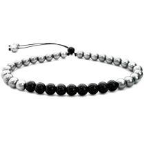 Pulseira Pérola Prata Masculina Gafeno