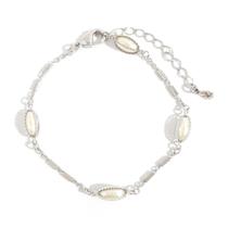 Pulseira Pérolas Banhada a Ródio Pulseira Pérolas Banhada a Ródio