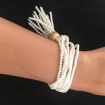 Pulseira Perolazinhas com Franja - Ref: PBIJU000244 Pulseira Perolazinhas com Franja - Ref: PBIJU000244