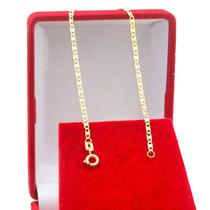 Pulseira Piastrine 20cm X 2mm De Ouro 18k750