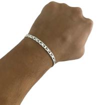 Pulseira Piastrine 5mm - Banhado a Prata 925 50 Milésimos