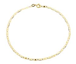 Pulseira Piastrine Feminina De Ouro 18k Maciça