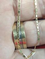 Pulseira Piastrine Ouro 18 Kilates Peso 1.10 Gramas 1.50 mm 21 Cm