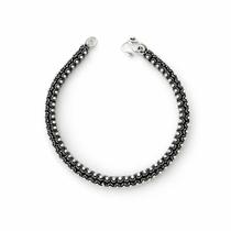 Pulseira Pikun Quadrada 5,2mm Prata de Bali 925 Pulseira Pikun Quadrada 5,2mm Prata de Bali 925