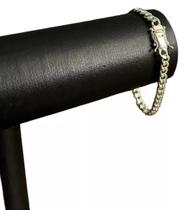 Pulseira Pitbull 6mm Banhado A Prata 925