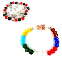 Pulseira Pomba Gira 7 Linhas Umbanda Kit Proteção Espiritual