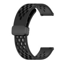 Pulseira Poolsy Pull Silicone 20mm 22mm Relógio Inteligente Digital e Analógico