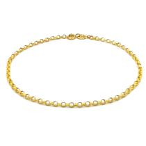 Pulseira Portuguesa Em Ouro 10k Bracelete Elo Português Feminina