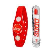 Pulseira Power Balance 3000 Silicone Ajustável Vermelho