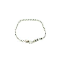 Pulseira Prata 925 Elo Bolinha 19 cm