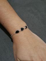 Pulseira Prata 925 Ônix: Sofisticação e Estilo em um Único Acessório Pulseira Prata 925 Ônix: Sofisticação e Estilo em um Único Acessório