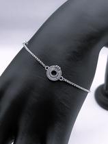 Pulseira Prata 925 Zircônia Cravejada Regulável: Brilho & Sofisticação Pulseira Prata 925 Zircônia Cravejada Regulável: Brilho & Sofisticação