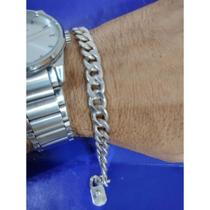 Pulseira prata 950 de lei maçico 40 gramas 7 mm Pulseira prata 950 de lei maçico 40 gramas 7 mm