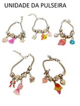 PULSEIRA PRATA COM BERLOQUE INFANTIL unidade