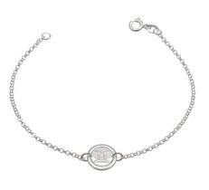 pulseira prata com signo gˆmeos