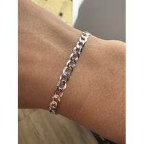 Pulseira Prata Grumet 4,2mm largura - 21 cm