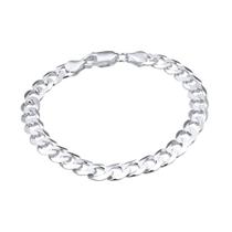 Pulseira Prata Masculina Grumet