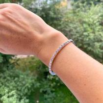 Pulseira Prata Noiva Casamento 1 Volta Festa Strass Pul-04