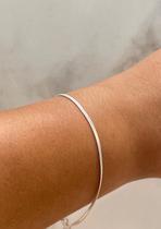 Pulseira Prata925 Estilo Rabo de Rato Pulseira Prata925 Estilo Rabo de Rato