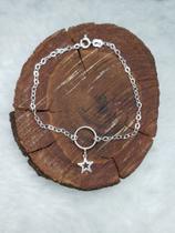 Pulseira Prata925 Estrela Pendurada