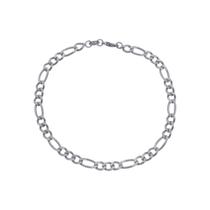 Pulseira Prateada Masculina Elo 3 por 1 - 5mm
